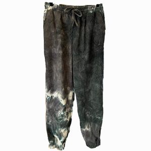 acid wash corduroy jogger pants